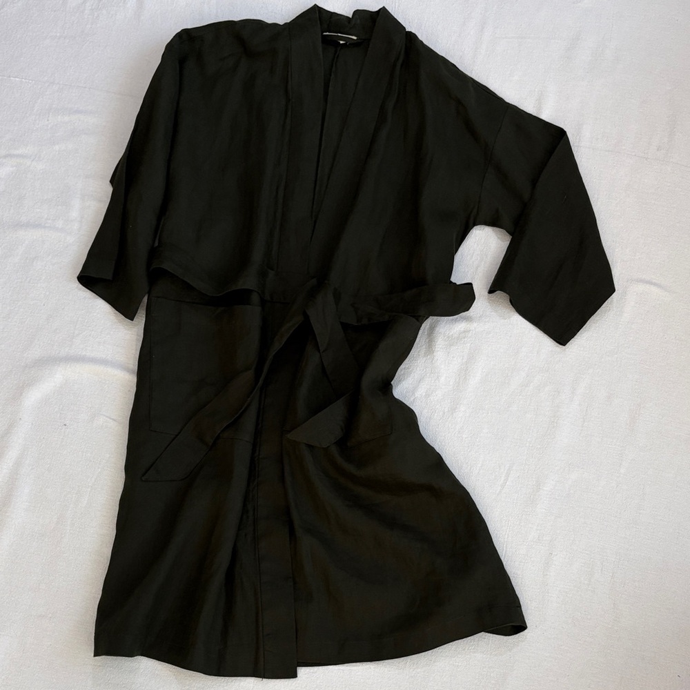 EILEEN FISHER  Linen Kimono Jacket